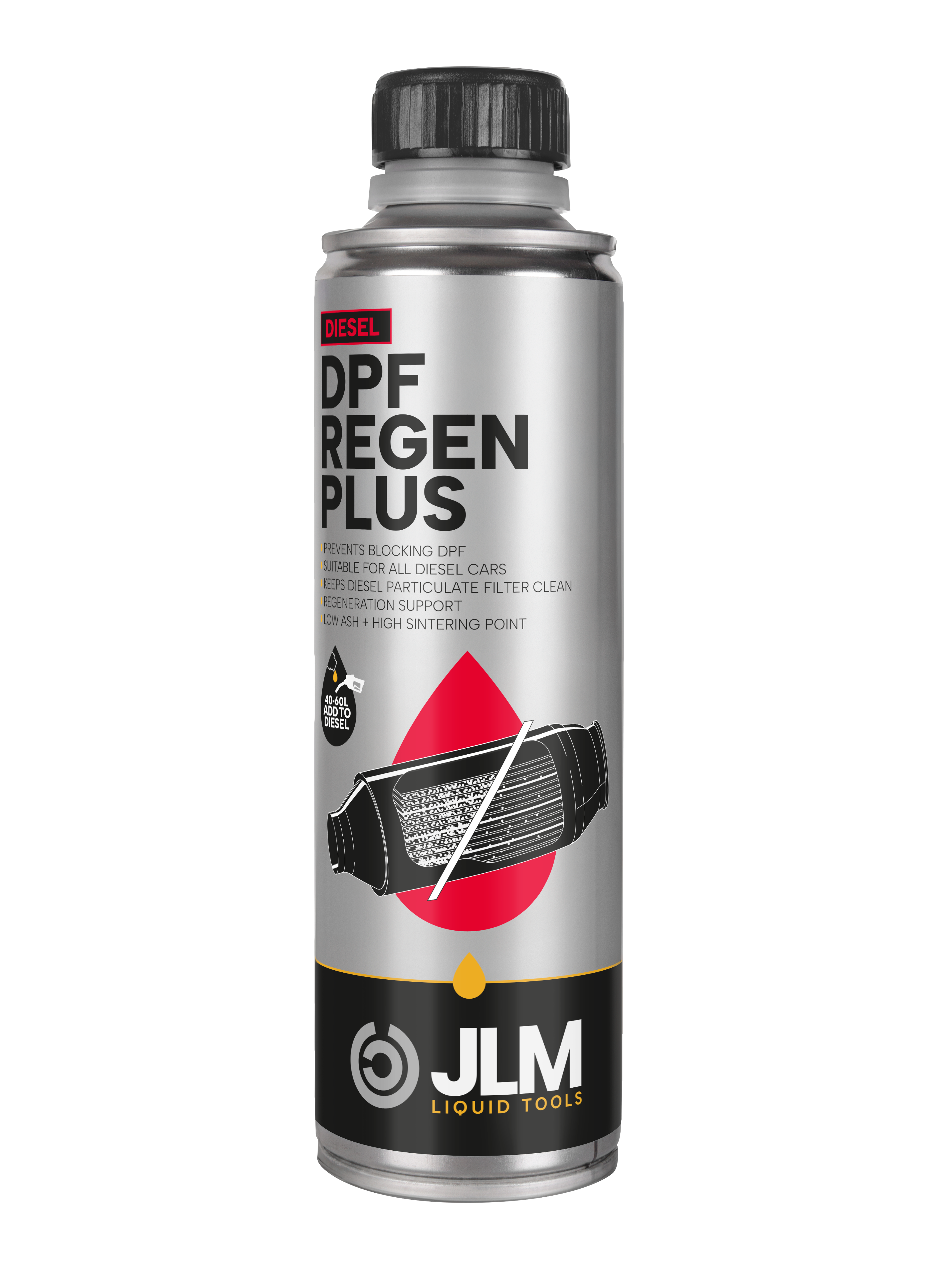 JLM can of J02200 DPF Regen plus