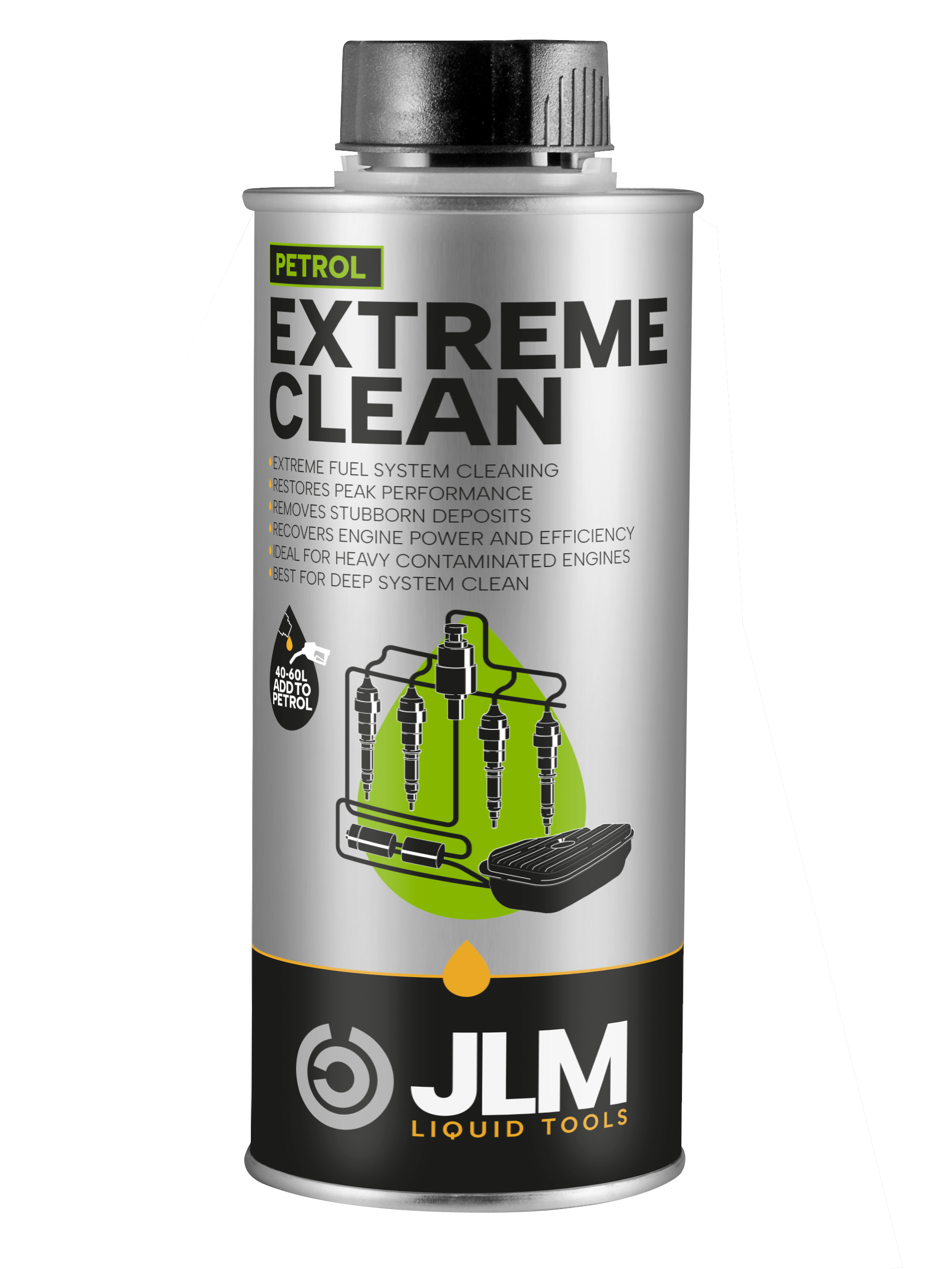 Petrol Extreme clean can from JLM Lubricants