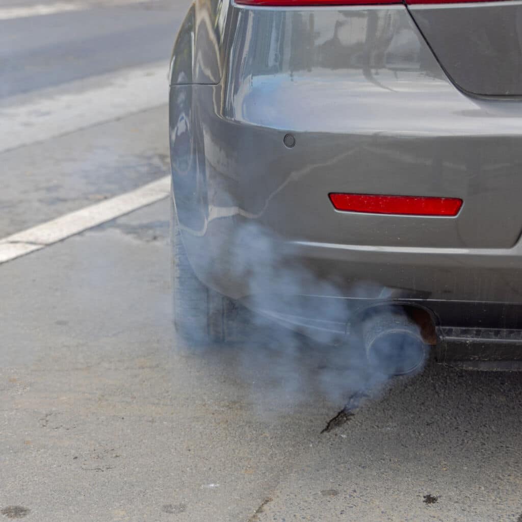 Blue/Grey Smoke coming from the exhaust.